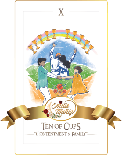 ten of cups, 10 of cups, tarot card, simplicity tarot , Emilie Muniz, Tarot Reading, Tarot Reader, Tarot cards