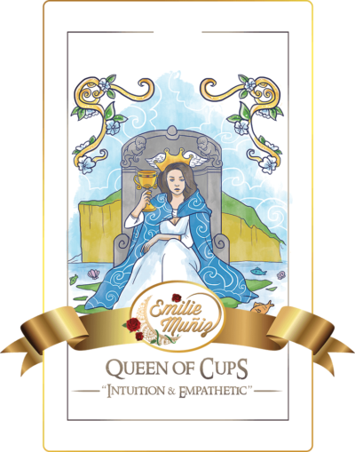Queen of cups, tarot card, simplicity tarot , Emilie Muniz, Tarot Reading, Tarot Reader, Tarot cards