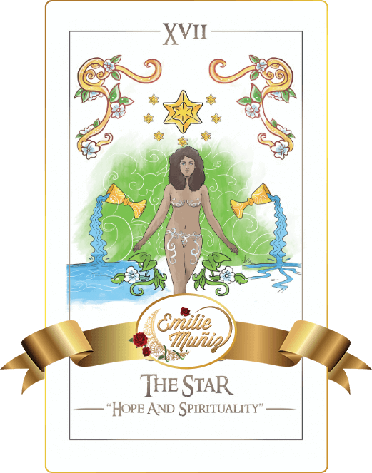 The Star, tarot card, simplicity tarot , Emilie Muniz, Tarot Reading, Tarot Reader ,tarot cards