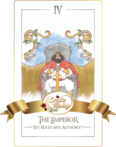 The Emperor, tarot card, simplicity tarot , Emilie Muniz, Tarot Reading, Tarot Reader, tarot cards