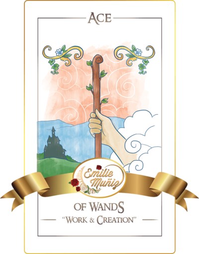 Ace of wands, 2 of wands, tarot card, simplicity tarot , Emilie Muniz, Tarot Reading, Tarot Reader, Tarot cards