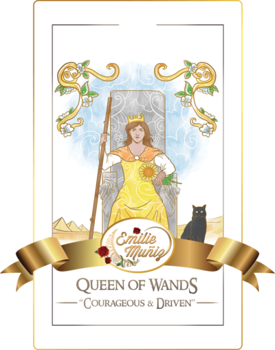 queen of wands, tarot card, simplicity tarot , Emilie Muniz, Tarot Reading, Tarot Reader ,tarot cards